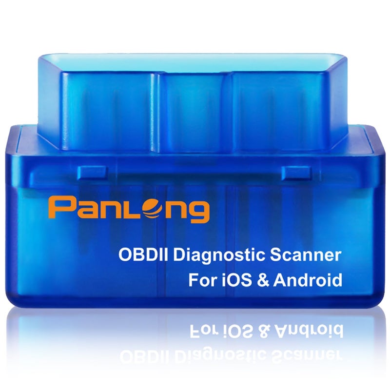 Panlong OBD2 Scanner Bluetooth OBDII Diagnostic Tool Car Code Reader Turn Off Check Engine Light Support Android Torque App - Image 1